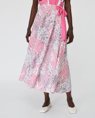 MAX&Co. - Chân váy midi phối thắt lưng Asymmetric Folds