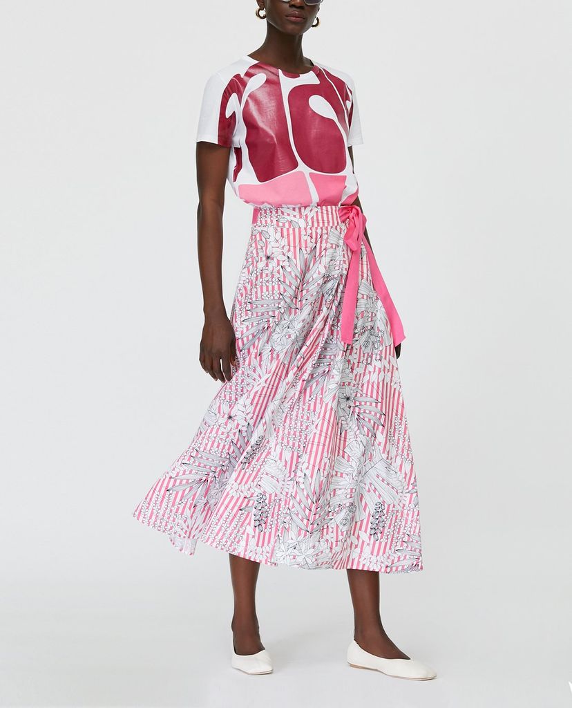 MAX&Co. - Chân váy midi phối thắt lưng Asymmetric Folds