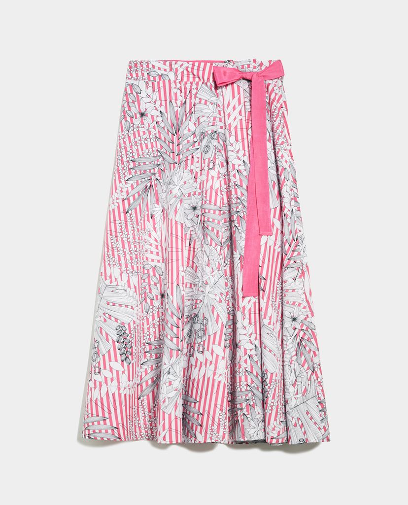 MAX&Co. - Chân váy midi phối thắt lưng Asymmetric Folds