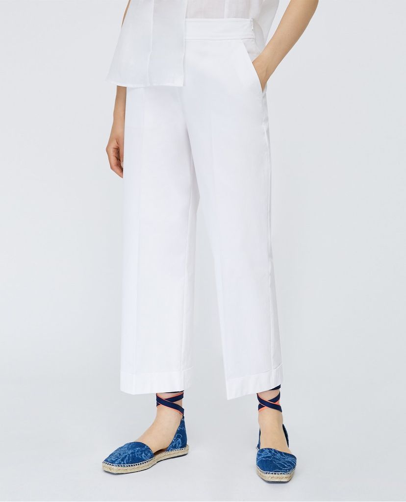 MAX&Co. - Quần kiểu nữ ống rộng Wide Leg Gabardine