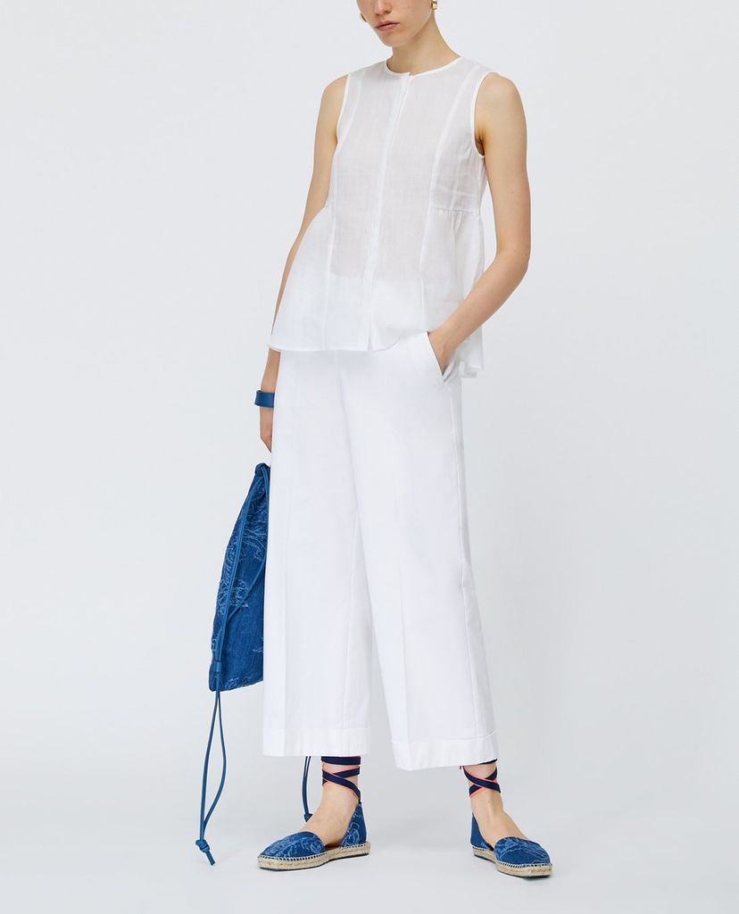 MAX&Co. - Quần kiểu nữ ống rộng Wide Leg Gabardine