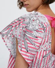 MAX&Co. - Áo kiểu nữ cổ tròn ngắn tay Poplin With Bow Back