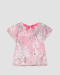 MAX&Co. - Áo kiểu nữ cổ tròn ngắn tay Poplin With Bow Back