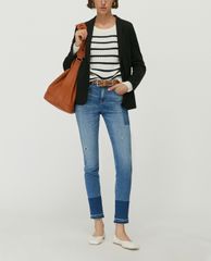 MAX&Co. - Quần jeans nữ skinny Colour Block