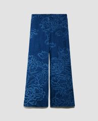 MAX&Co. - Quần jeans nữ ống rộng Denim Jacquard
