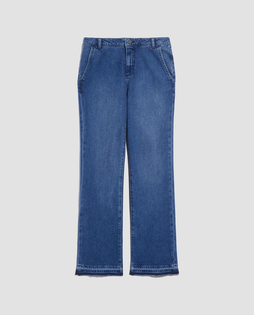 MAX&Co. - Quần jeans nữ ống loe Stone Washed Bootcut