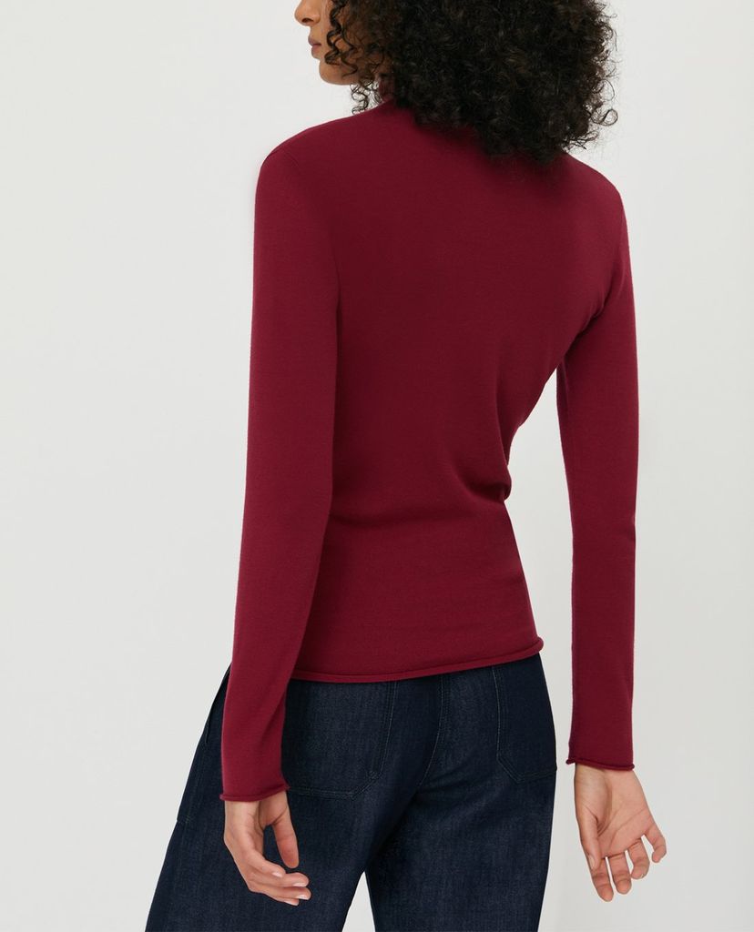 MAX&Co. - Áo kiểu nữ cổ lọ High-neck Stretch