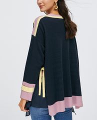 MAX&Co. - Áo cardigan nữ tay dài Colour Block With Ties