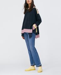 MAX&Co. - Áo cardigan nữ tay dài Colour Block With Ties