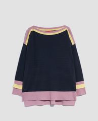 MAX&Co. - Áo cardigan nữ tay dài Colour Block With Ties
