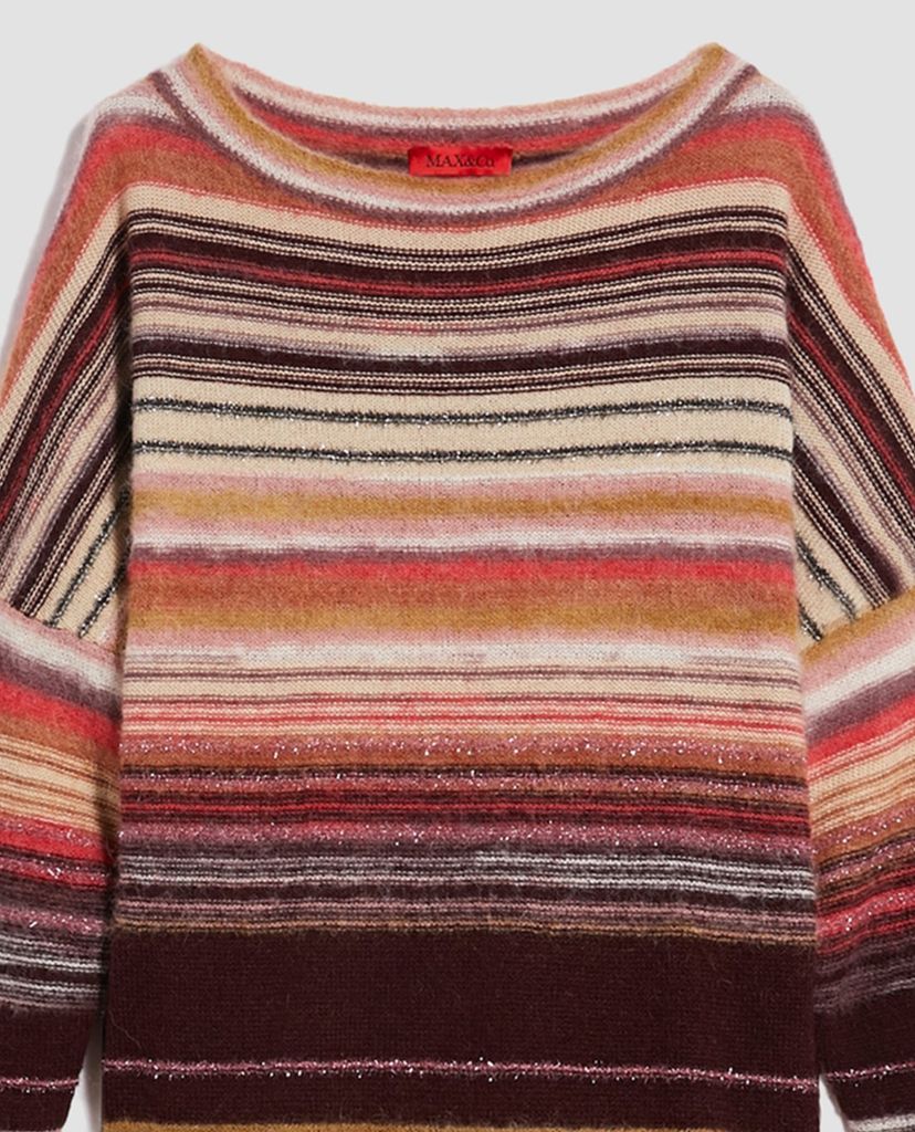 MAX&Co. - Áo len nữ cổ tròn tay dài Alpaca And Mohair