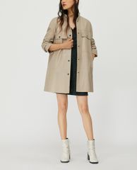 MAX&Co. - Đầm mini cổ V tay ngắn Tweed Knit
