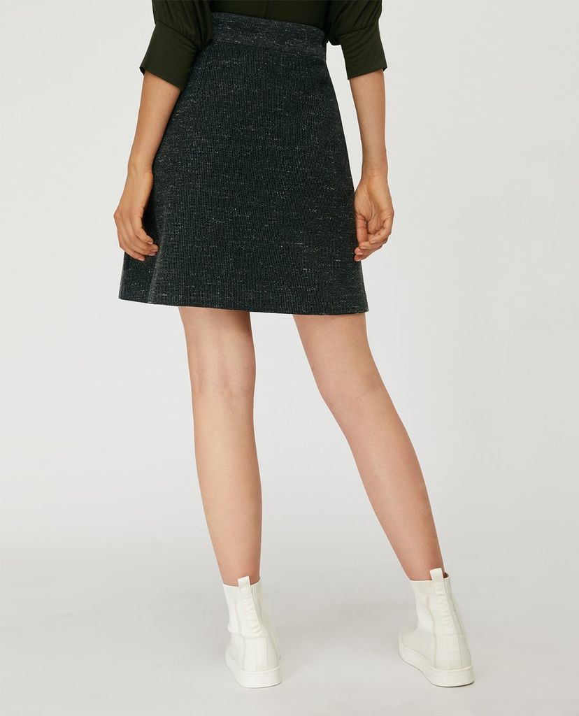 MAX&Co. - Chân váy mini chữ A Tweed Jersey