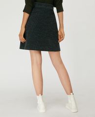 MAX&Co. - Chân váy mini chữ A Tweed Jersey