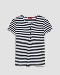 MAX&Co. - Áo thun nữ phối nút tròn Button Front Henley
