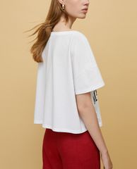 MAX&Co. - Áo thun nữ tay ngắn With Embroidered Graphic