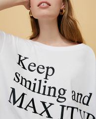 MAX&Co. - Áo thun nữ tay ngắn With Embroidered Graphic