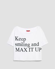 MAX&Co. - Áo thun nữ tay ngắn With Embroidered Graphic