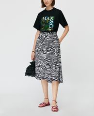MAX&Co. - Áo thun nữ ngắn tay phối logo Micro Rhinestones