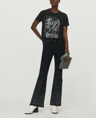 MAX&Co. - Áo thun nữ cổ tròn tay ngắn Cotton Printed