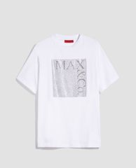 MAX&Co. - Áo thun nữ tay ngắn cổ tròn Rhinestones And Glitter