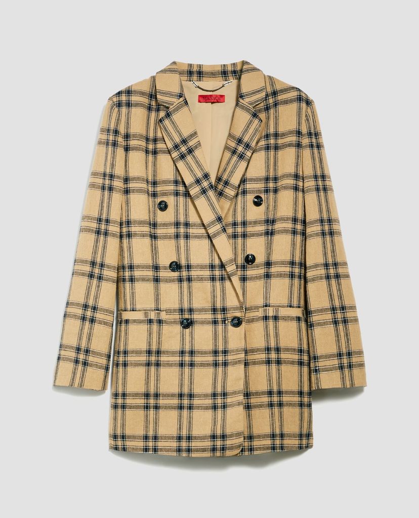 MAX&Co. - Áo blazer nữ kẻ sọc Linen And Cotton
