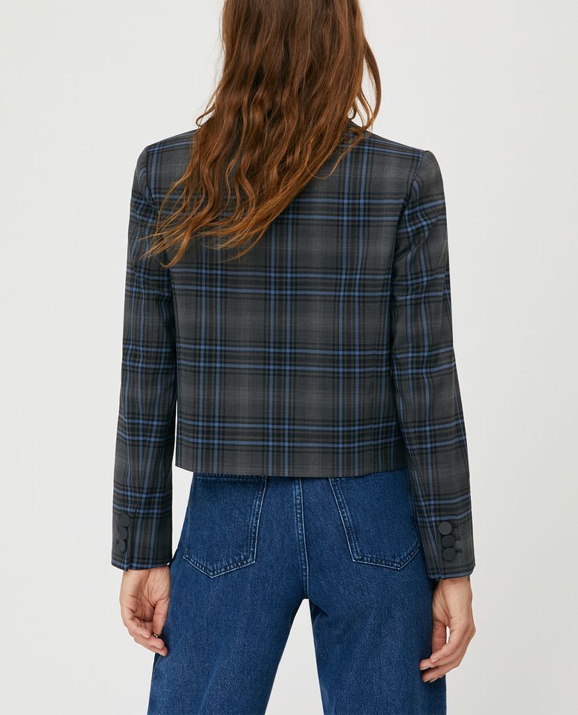 MAX&Co. - Áo blazer nữ tay dài phom ngắn Wool