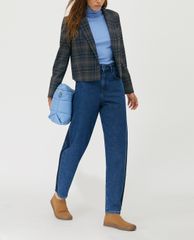MAX&Co. - Áo blazer nữ tay dài phom ngắn Wool