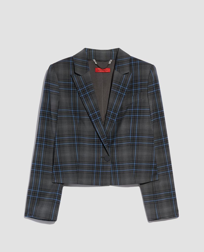 MAX&Co. - Áo blazer nữ tay dài phom ngắn Wool