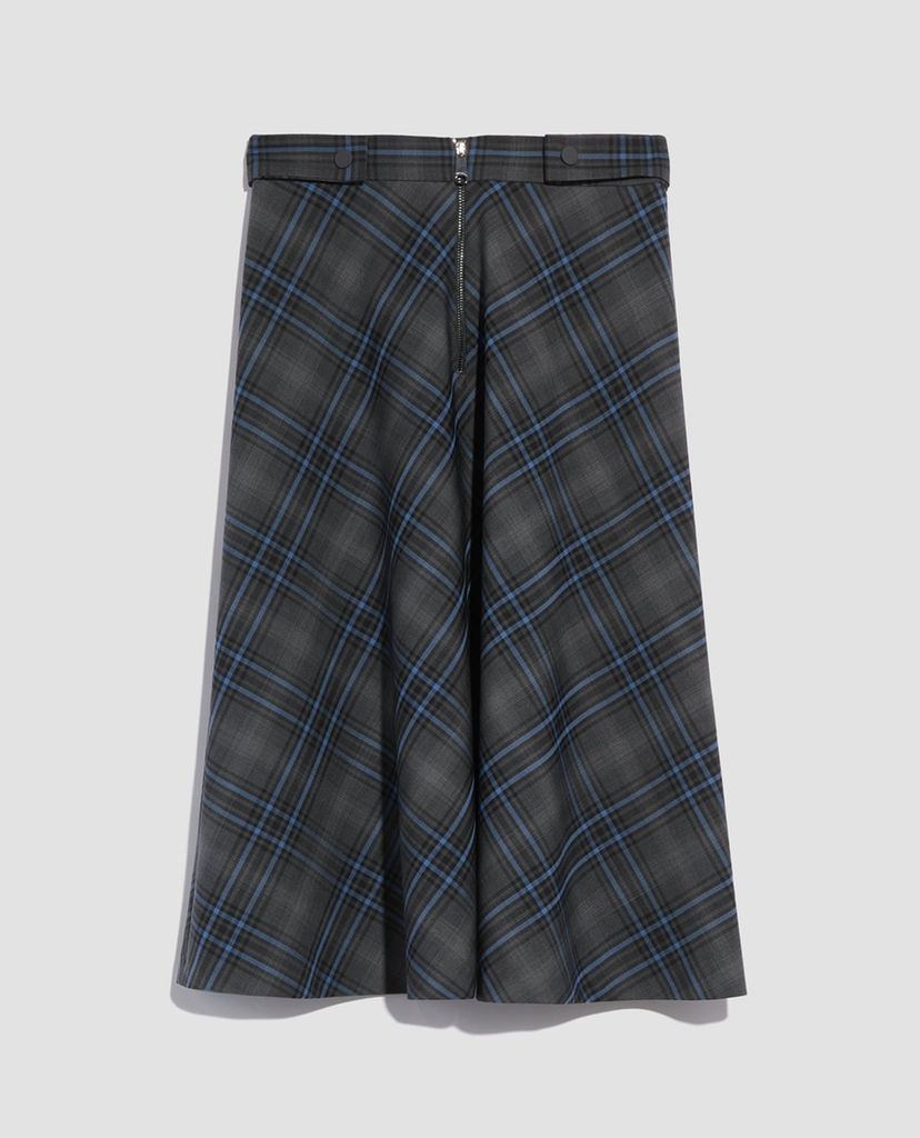MAX&Co. - Chân váy midi phối zip Cool Wool