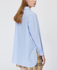 MAX&Co. - Áo sơ mi nữ tay dài kẻ sọc Cotton Poplin