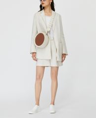 MAX&Co. - Quần shorts nữ lưng cao Pure Linen