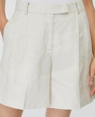 MAX&Co. - Quần shorts nữ lưng cao Pure Linen