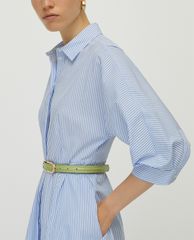 MAX&Co. - Đầm midi cổ V Cotton Poplin