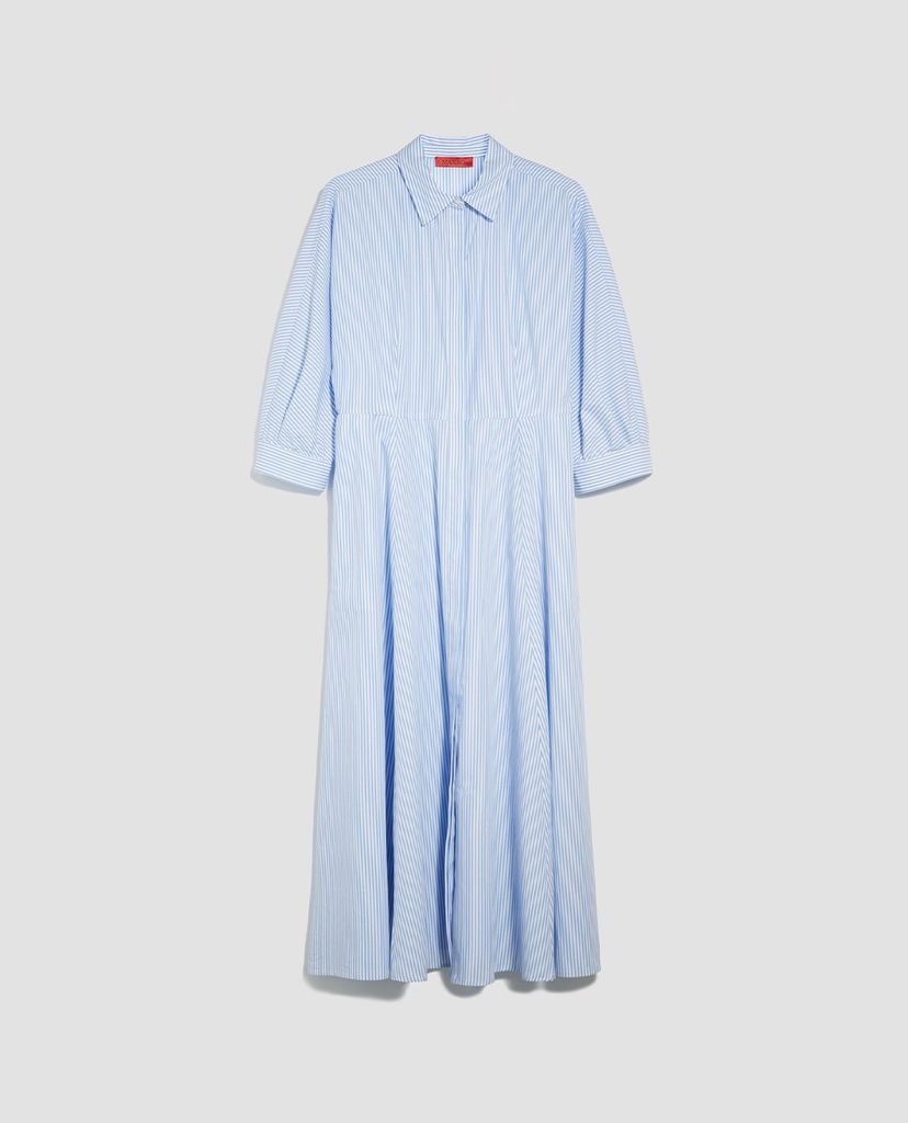 MAX&Co. - Đầm midi cổ V Cotton Poplin