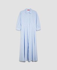 MAX&Co. - Đầm midi cổ V Cotton Poplin