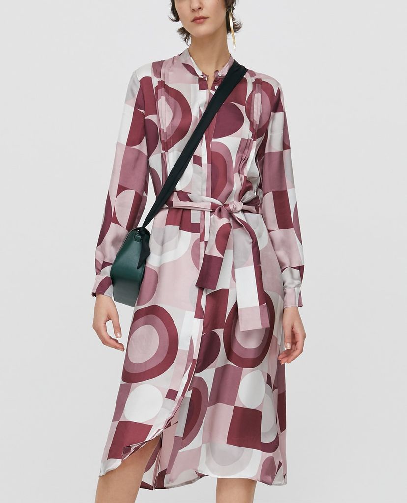 MAX&Co. - Đầm midi phom dáng sơ mi Printed Twill