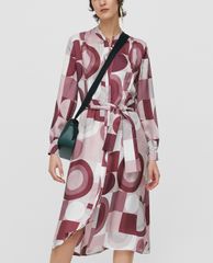 MAX&Co. - Đầm midi phom dáng sơ mi Printed Twill