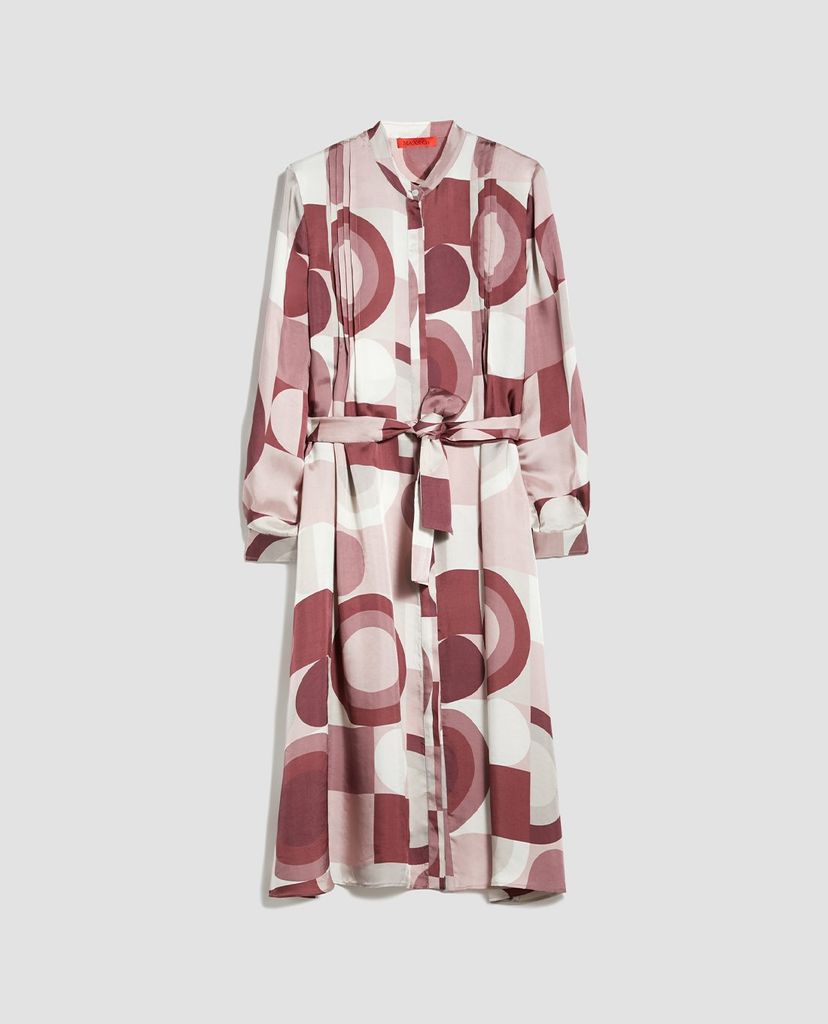 MAX&Co. - Đầm midi phom dáng sơ mi Printed Twill