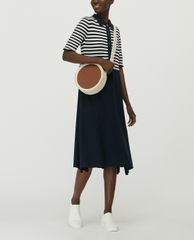 MAX&Co. - Đầm midi cổ bẻ ngắn tay Knitted