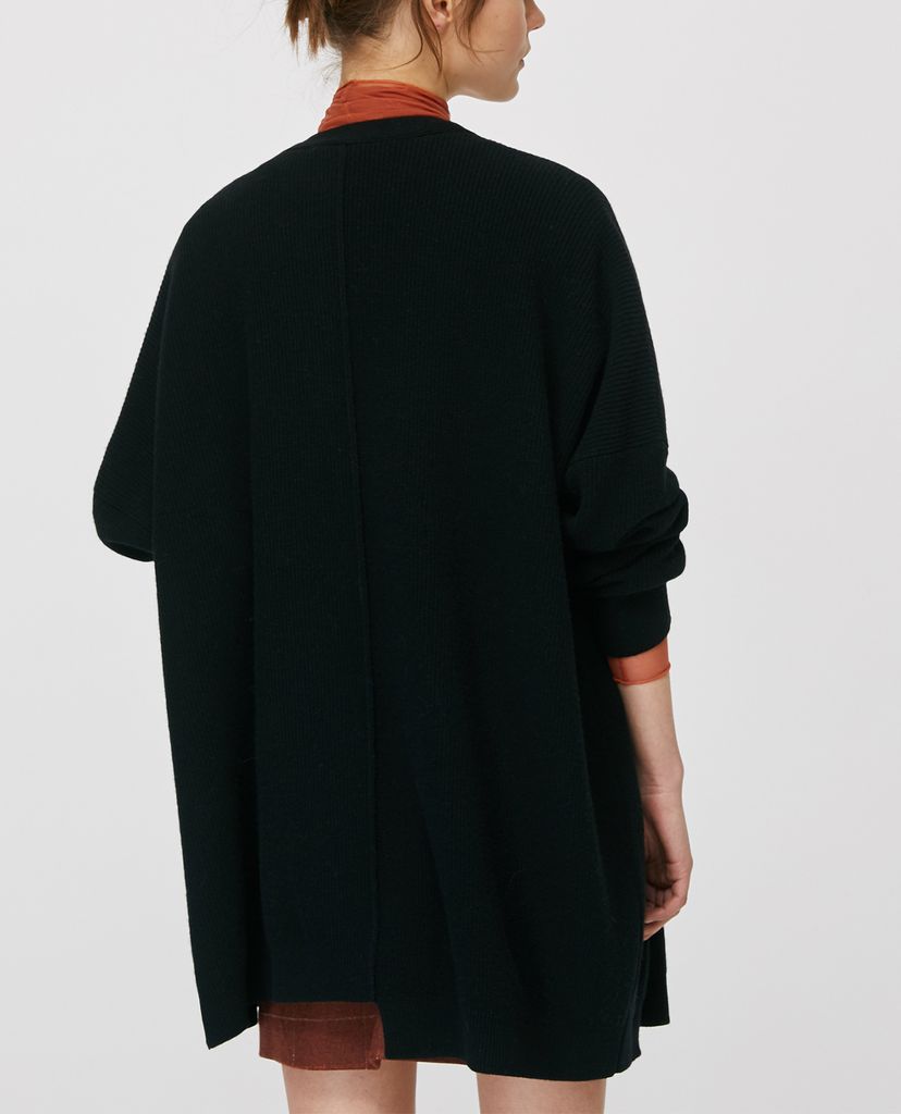MAX&Co. - Áo cardigan nữ tay dài cổ V Oversized Pure Wool