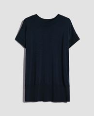 MAX&Co. - Áo sweater nữ tay ngắn cổ tròn Shiny Tricot