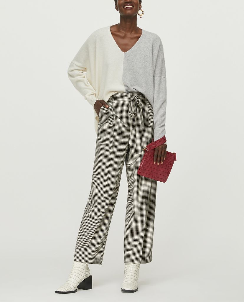 MAX&Co. - Áo sweater nữ tay dài cổ V Oversized Wool And Casmere