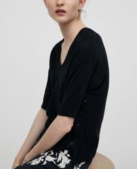 MAX&Co. - Áo len nữ cổ V tay lỡ phom suông Sale