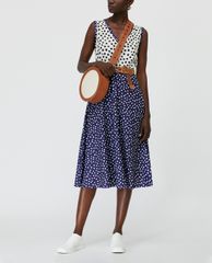 MAX&Co. - Đầm midi cổ V sát nách Jersey