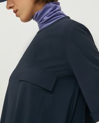 MAX&Co. - Đầm mini ngắn tay phom xòe Techno Jersey