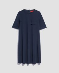 MAX&Co. - Đầm mini ngắn tay phom xòe Techno Jersey