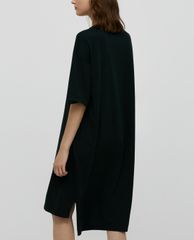 MAX&Co. - Đầm mini cổ tròn ngắn tay phom suông Tdress