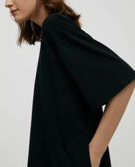 MAX&Co. - Đầm mini cổ tròn ngắn tay phom suông Tdress