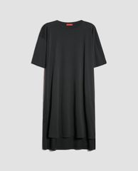 MAX&Co. - Đầm mini cổ tròn ngắn tay phom suông Tdress